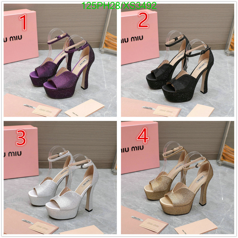 Women Shoes-Miu Miu, Code: XS3492,$: 125USD