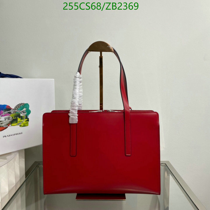 Prada Bag-(Mirror)-Handbag-,Code: ZB2369,$: 255USD