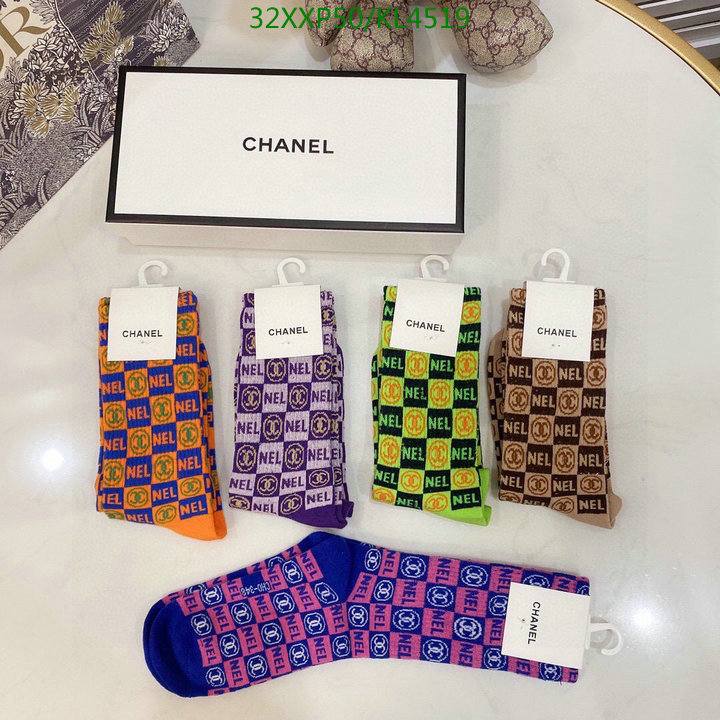 Sock-Chanel,Code: KL4519,$: 32USD