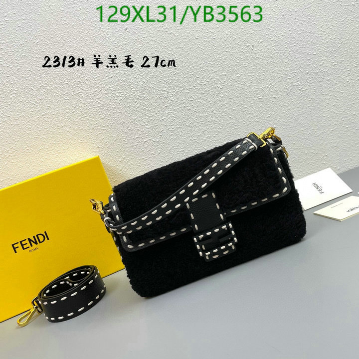 Fendi Bag-(4A)-Baguette-,Code: YB3563,$: 129USD