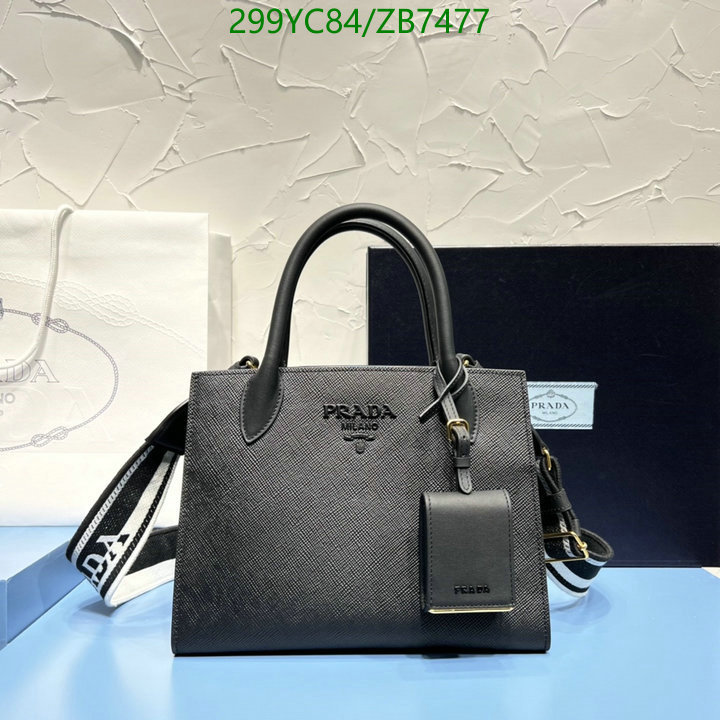 Prada Bag-(Mirror)-Handbag-,Code: ZB7477,$: 299USD