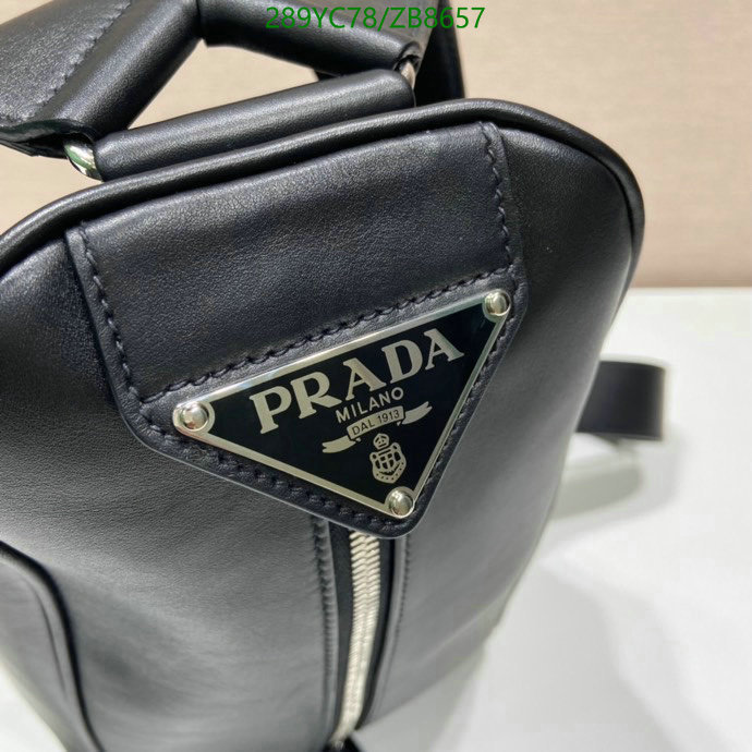 Prada Bag-(Mirror)-Backpack-,Code: ZB8657,$: 289USD