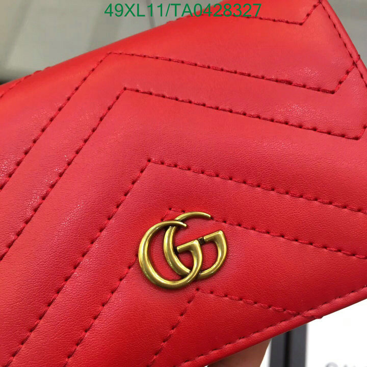 Gucci Bag-(4A)-Wallet-,Code:TA0428325,$: 49USD