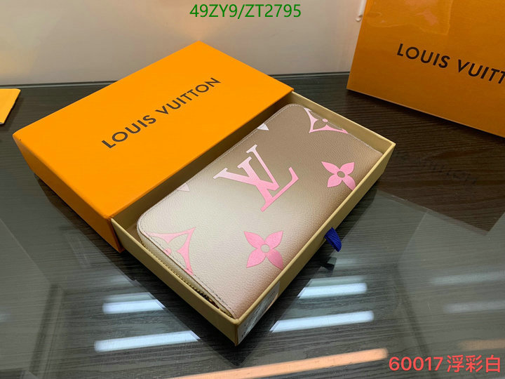 LV Bags-(4A)-Wallet-,Code: ZT2795,$: 49USD