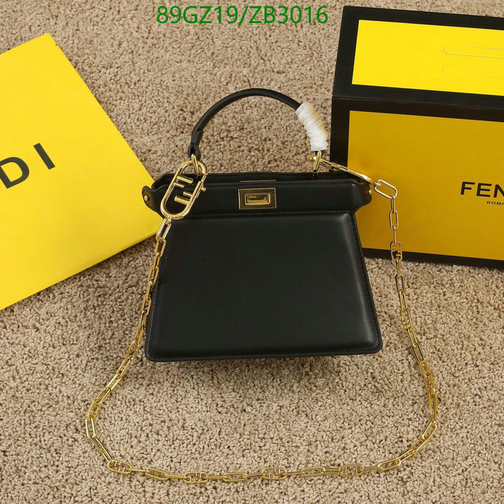 Fendi Bag-(4A)-Diagonal-,Code: ZB3016,$: 89USD