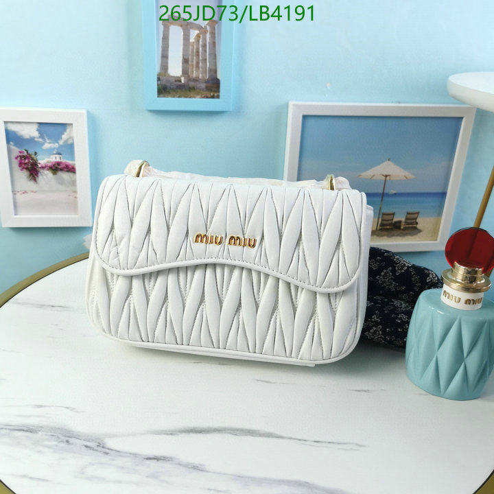 Miu Miu Bag-(Mirror)-Diagonal-,Code: LB4191,$: 265USD