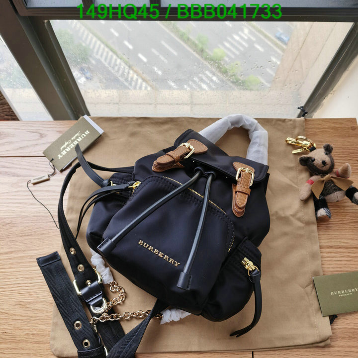 Burberry Bag-(Mirror)-Backpack-,Code: BBB041733,$: 149USD