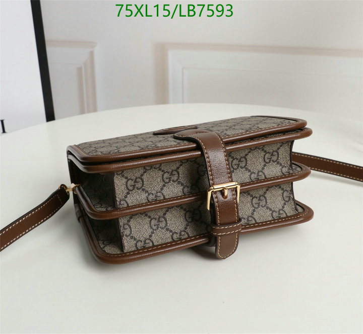 Gucci Bag-(4A)-Diagonal-,Code: LB7593,$: 75USD