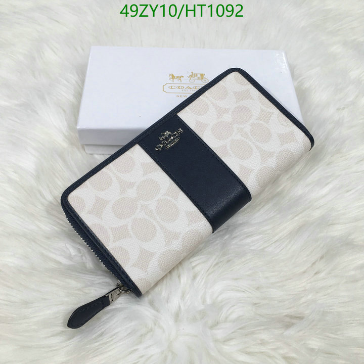 Coach Bag-(4A)-Wallet-,Code: HT1092,$: 49USD