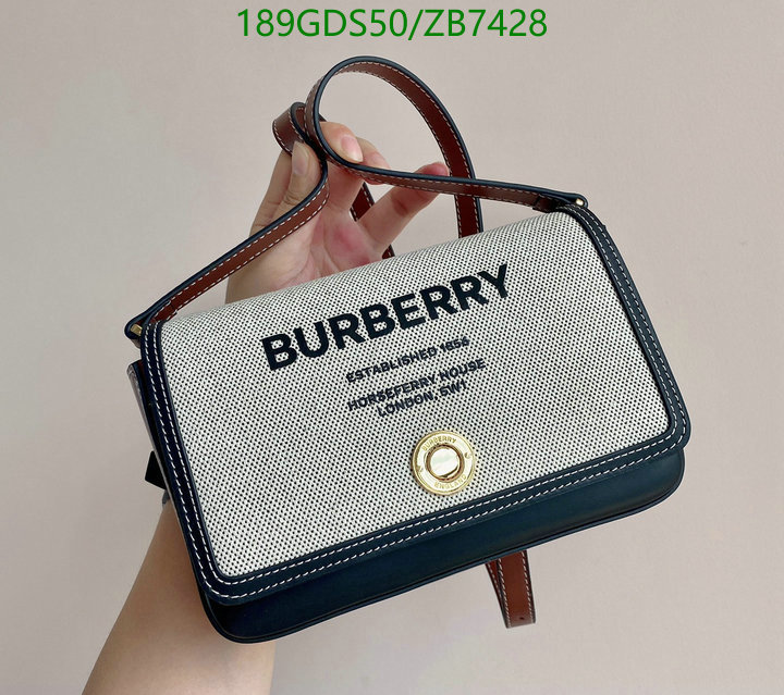 Burberry Bag-(Mirror)-Diagonal-,Code: ZB7428,$: 189USD