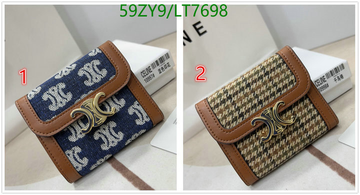 Celine Bag-(4A)-Wallet-,Code: LT7698,$: 59USD