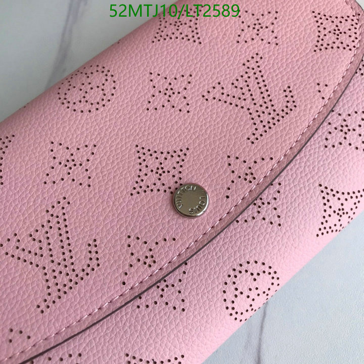 LV Bags-(4A)-Wallet-,Code: LT2589,$: 52USD