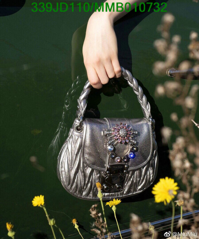 Miu Miu Bag-(Mirror)-Handbag-,Code: MMB010732,$: 339USD