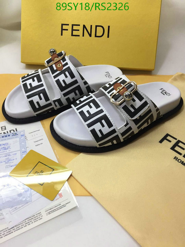 Men shoes-Fendi, Code: RS2326,$: 89USD