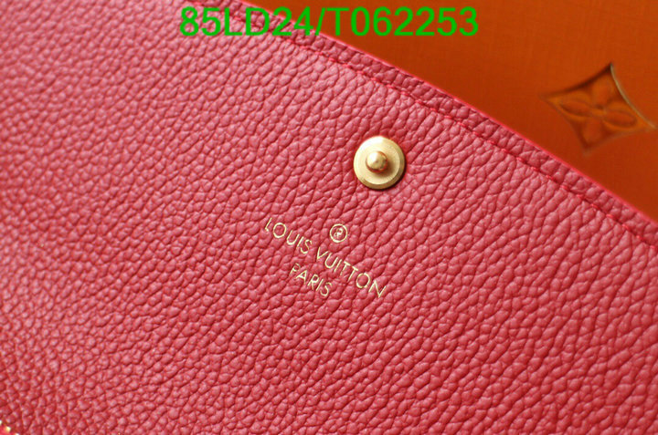 LV Bags-(Mirror)-Wallet-,Code: T062253,$: 85USD