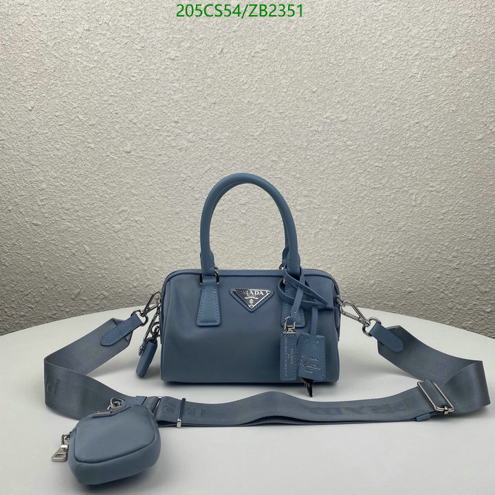 Prada Bag-(Mirror)-Diagonal-,Code: ZB2351,$: 205USD