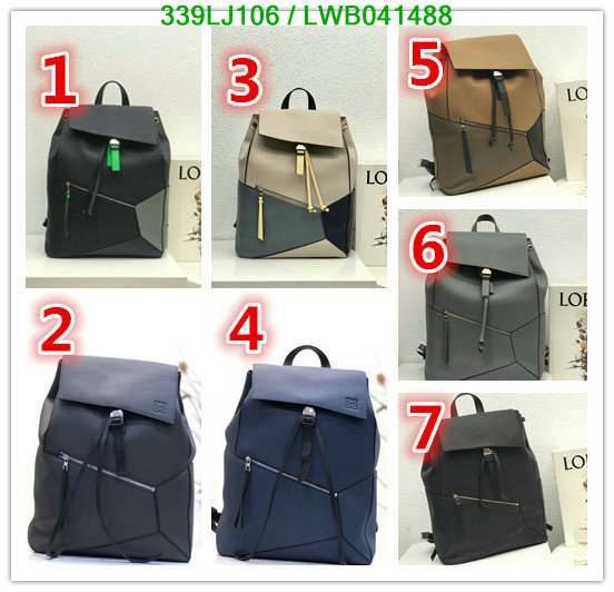 Loewe Bag-(Mirror)-Backpack-,Code: LWB041488,$: 339USD