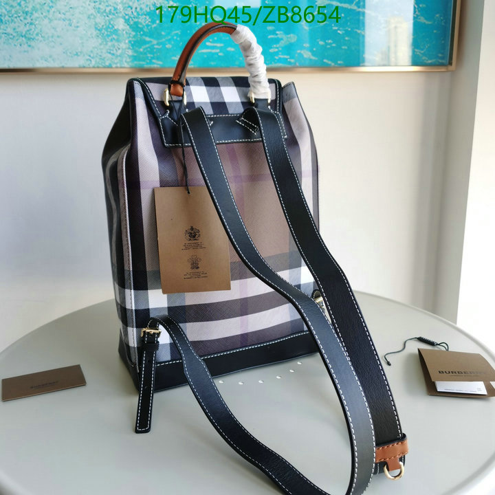 Burberry Bag-(Mirror)-Backpack-,Code: ZB8654,$: 179USD