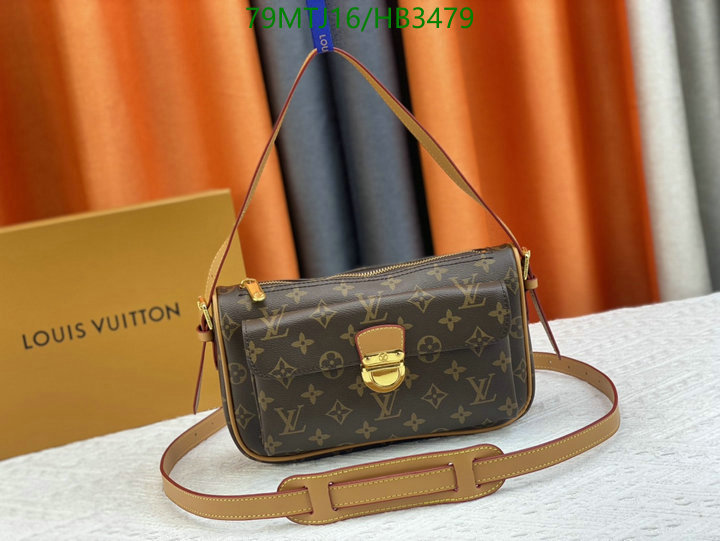 LV Bags-(4A)-Handbag Collection-,Code: HB3479,$: 79USD