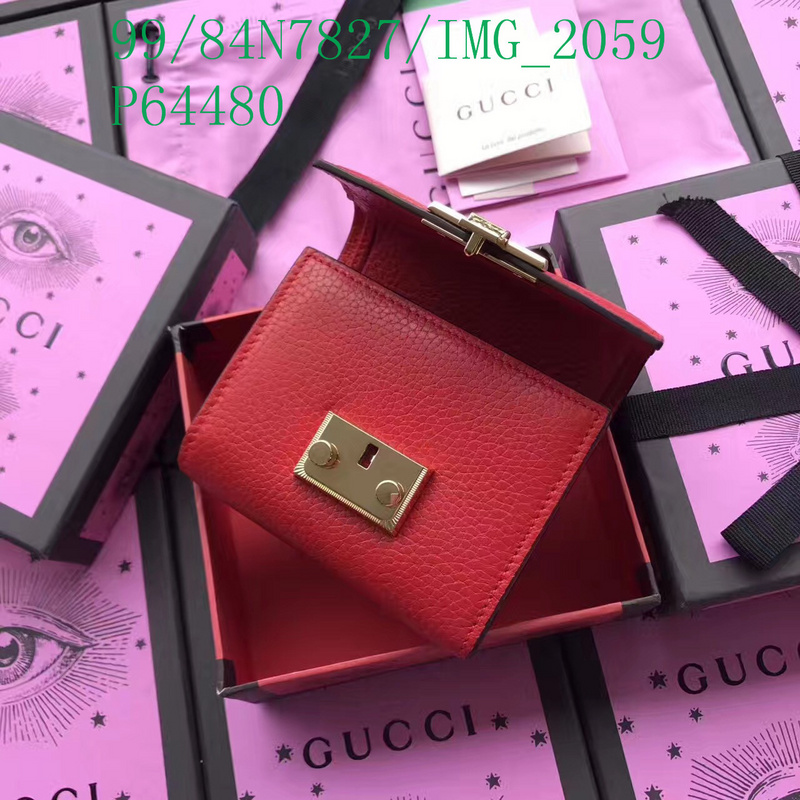 Gucci Bag-(Mirror)-Wallet-,Code: GGB112735,$: 99USD