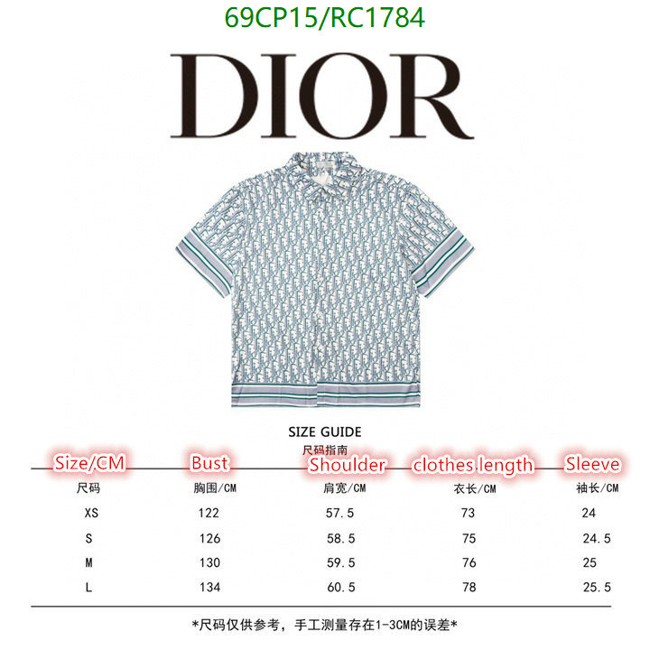 Clothing-Dior, Code: RC1784,$: 69USD