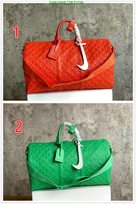 LV Bags-(Mirror)-Keepall BandouliRe 45-50-,Code: ZB3109,$: 349USD