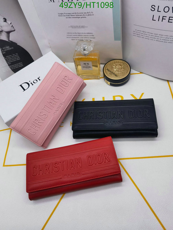 Dior Bags-(4A)-Wallet,Code: HT1098,$: 49USD