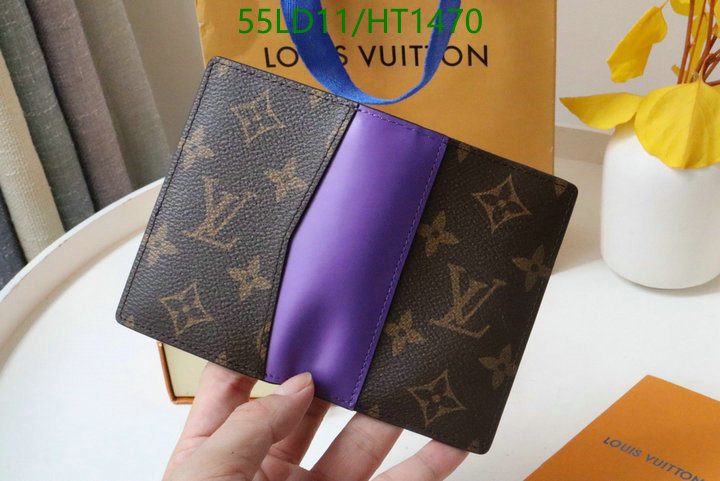 LV Bags-(Mirror)-Wallet-,Code: HT1470,$: 55USD