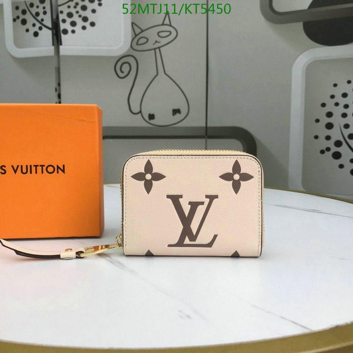 LV Bags-(4A)-Wallet-,Code: KT5450,$: 52USD