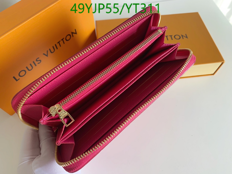 LV Bags-(4A)-Wallet-,Code: YT311,$: 49USD