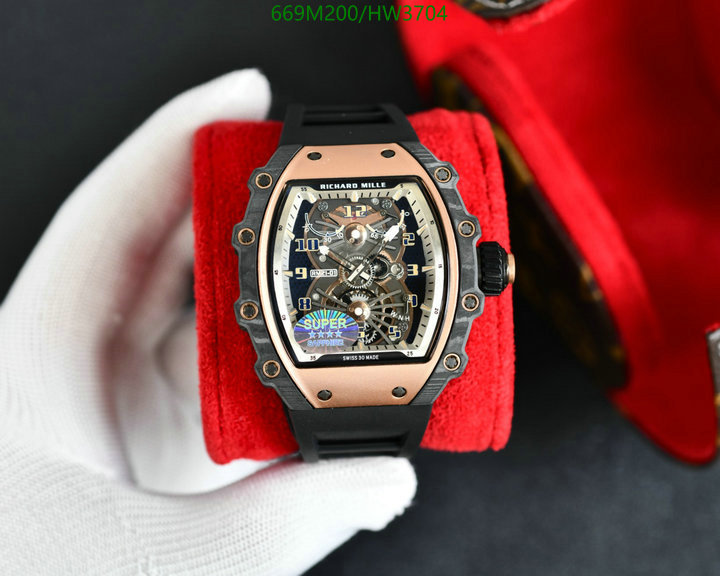 Watch-Mirror Quality-Richard Mille, Code: HW3704,$: 669USD