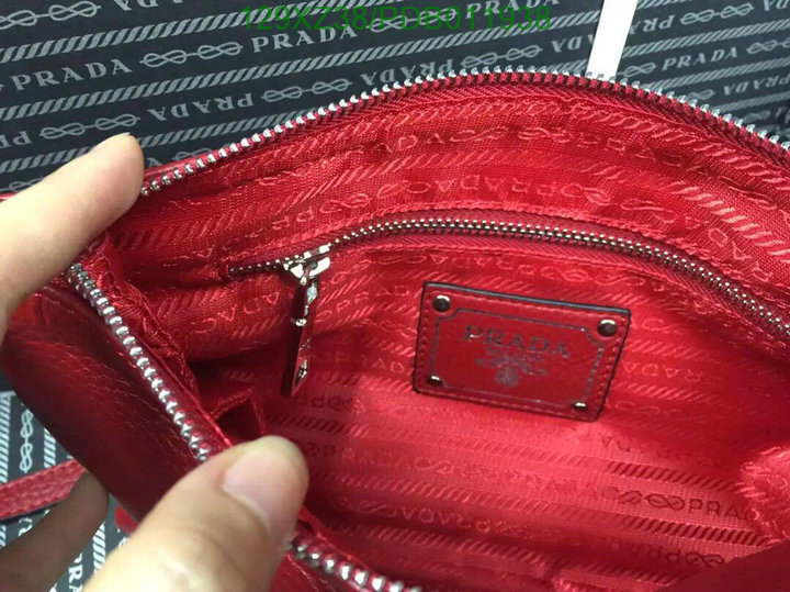 Prada Bag-(Mirror)-Handbag-,Code: PDB011938,$:129USD