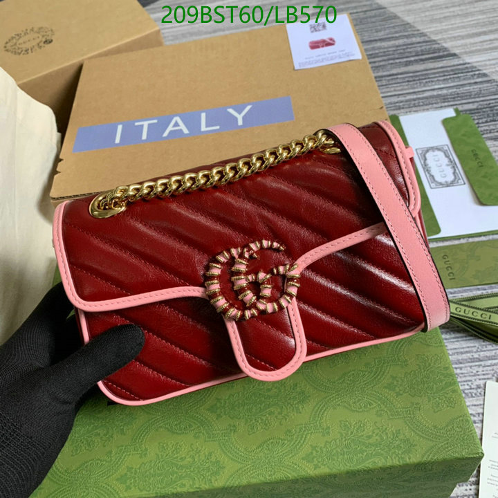 Gucci Bag-(Mirror)-Marmont,Code: LB570,$: 209USD