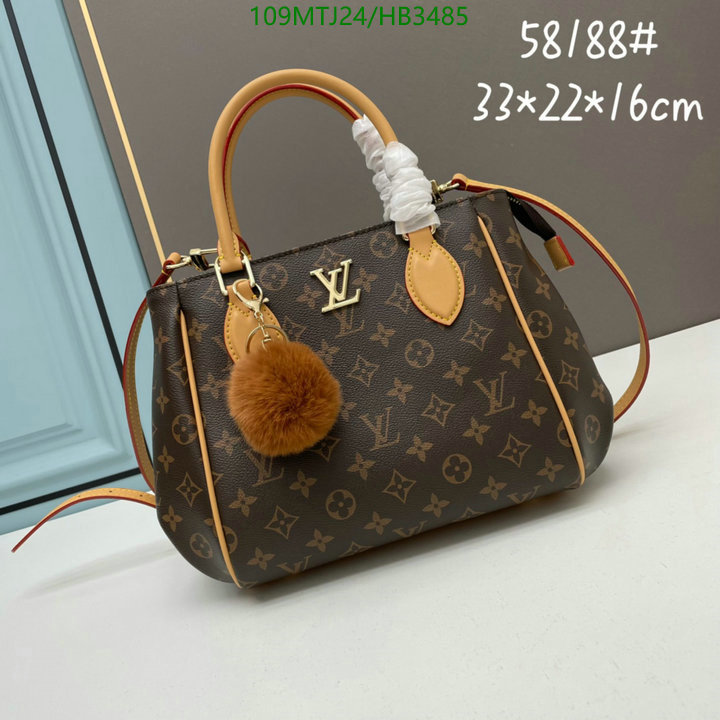 LV Bags-(4A)-Handbag Collection-,Code: HB3485,$: 109USD