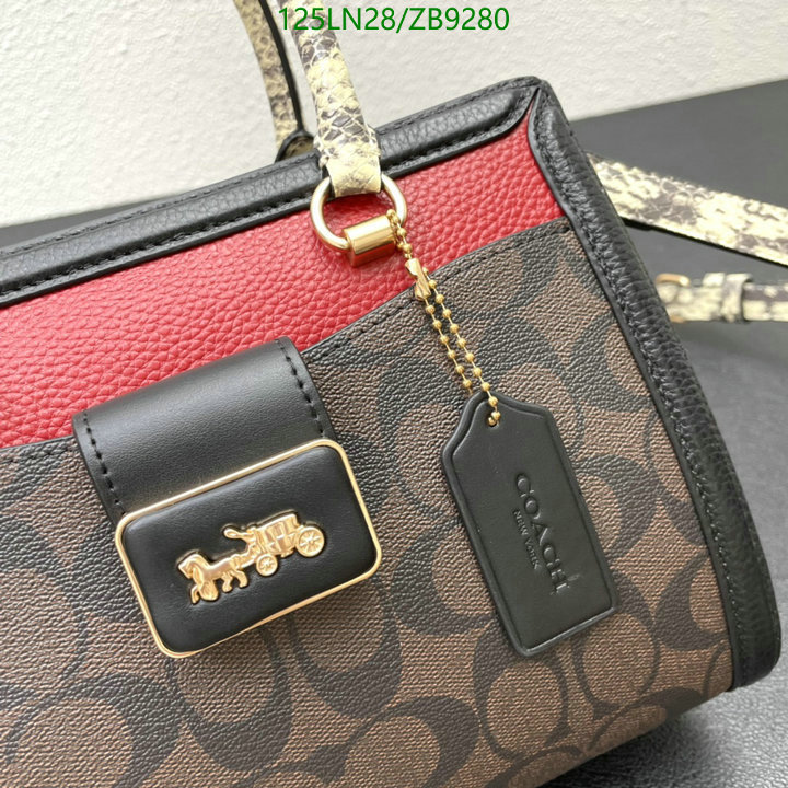 Coach Bag-(4A)-Handbag-,Code: ZB9280,$: 125USD