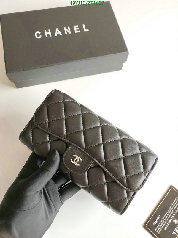 Chanel Bags ( 4A )-Wallet-,Code: ZT1607,$: 49USD