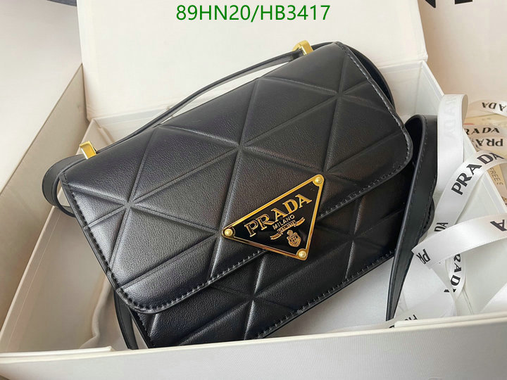 Prada Bag-(4A)-Diagonal-,Code: HB3417,$: 89USD