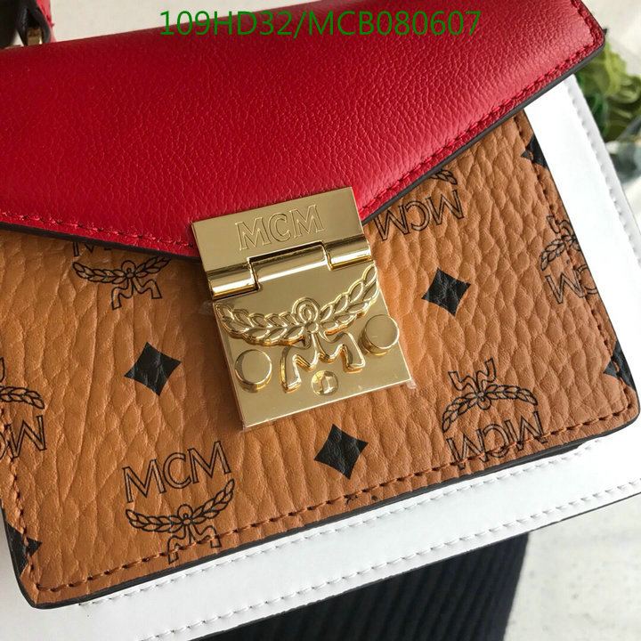 MCM Bag-(Mirror)-Diagonal-,Code:MCB080607,$:109USD