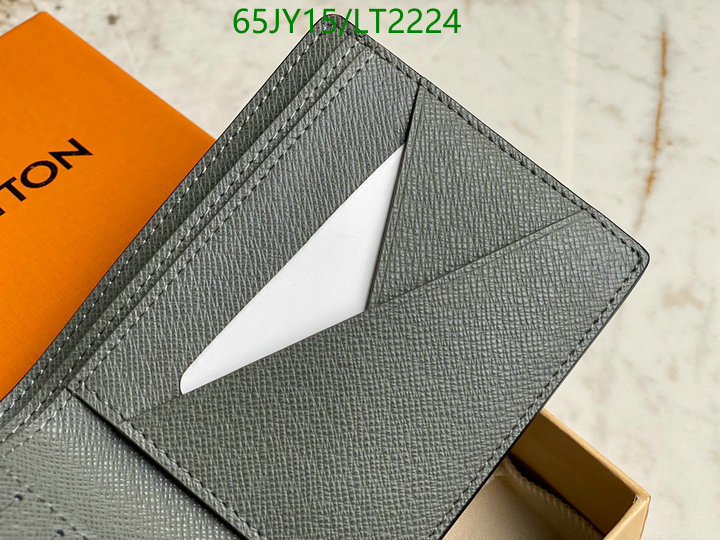 LV Bags-(Mirror)-Wallet-,Code: LT2224,$: 65USD