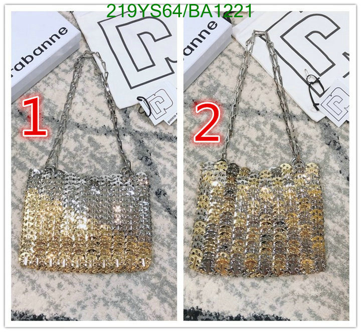 Paco Rabanne Bag-(4A)-Diagonal-,Code: BA1221,$:219USD