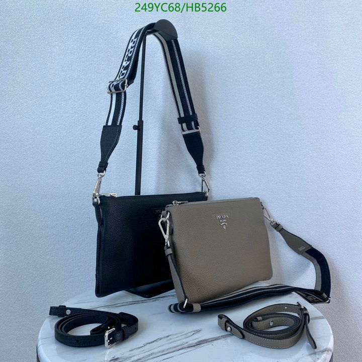 Prada Bag-(Mirror)-Handbag-,Code: HB5266,$: 249USD