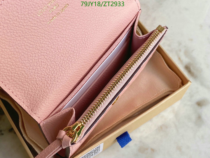 LV Bags-(Mirror)-Wallet-,Code: ZT2933,$: 79USD