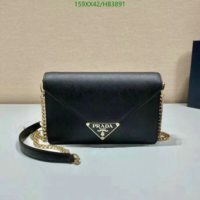 Prada Bag-(Mirror)-Diagonal-,Code: HB3891,$: 159USD