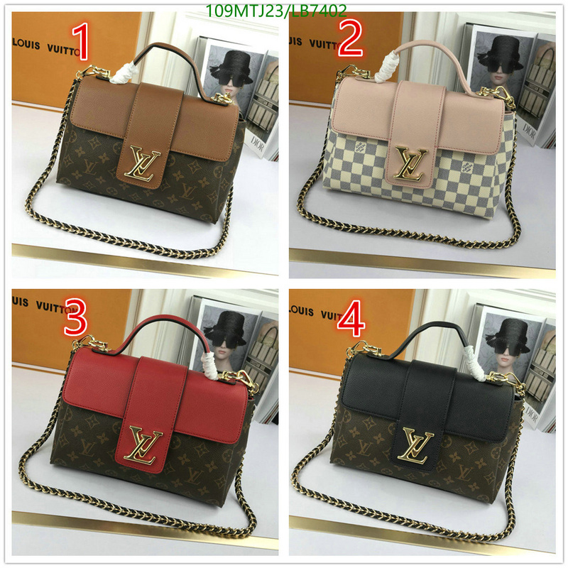 LV Bags-(4A)-Handbag Collection-,Code: LB7402,$: 109USD