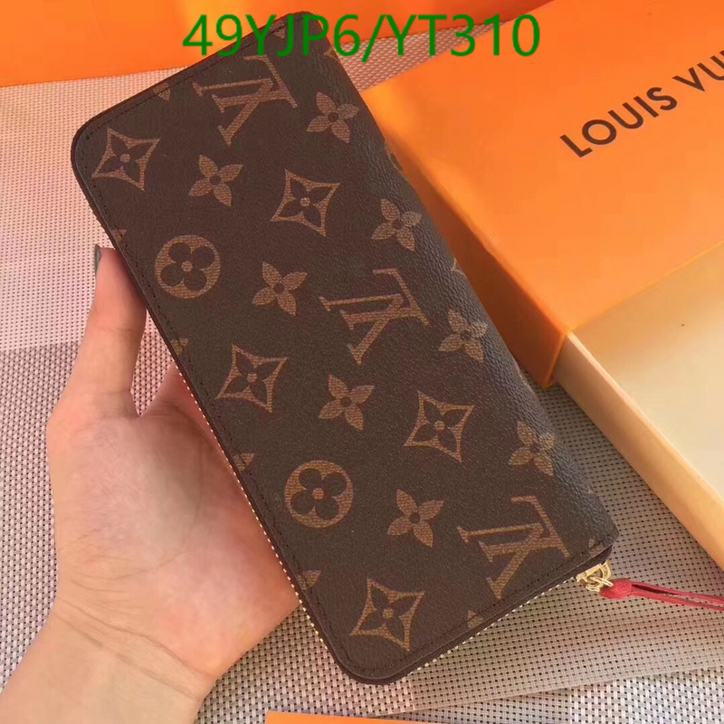 LV Bags-(4A)-Wallet-,Code: YT310,$: 49USD