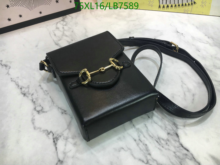 Gucci Bag-(4A)-Horsebit-,Code: LB7589,$: 75USD