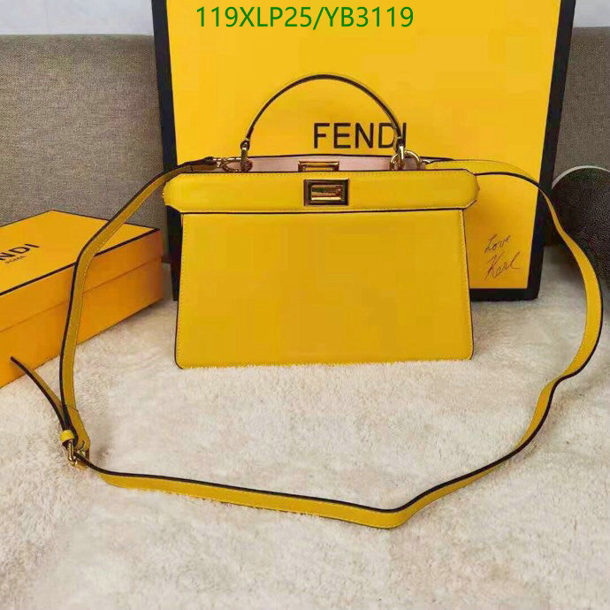 Fendi Bag-(4A)-Peekaboo,Code: YB3119,$: 119USD