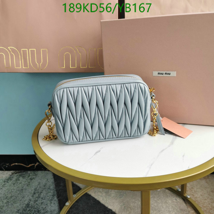 Miu Miu Bag-(Mirror)-Diagonal-,Code: YB167,$: 189USD