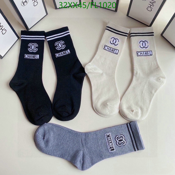 Sock-Chanel,Code: FL1020,$: 32USD