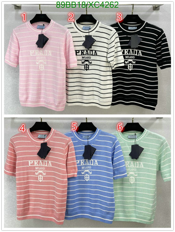 Clothing-Prada, Code: XC4262,$: 89USD